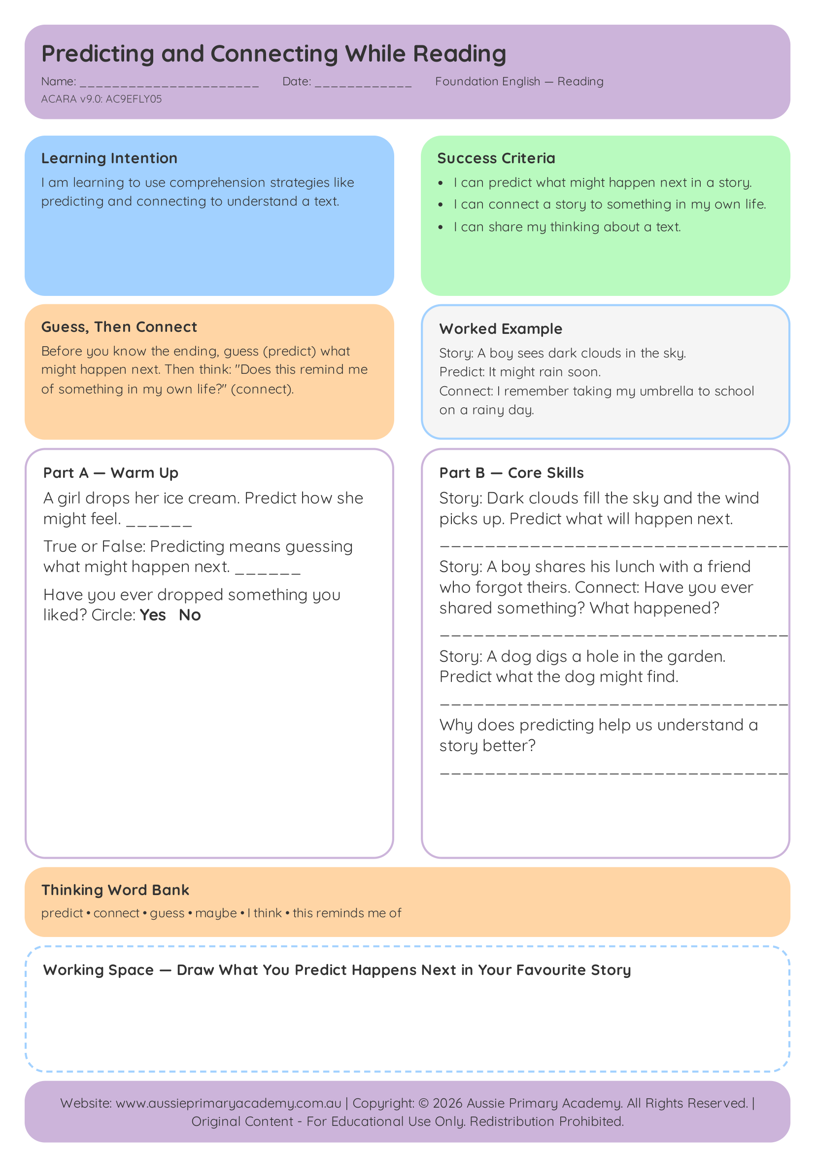 Predicting and Connecting Preview