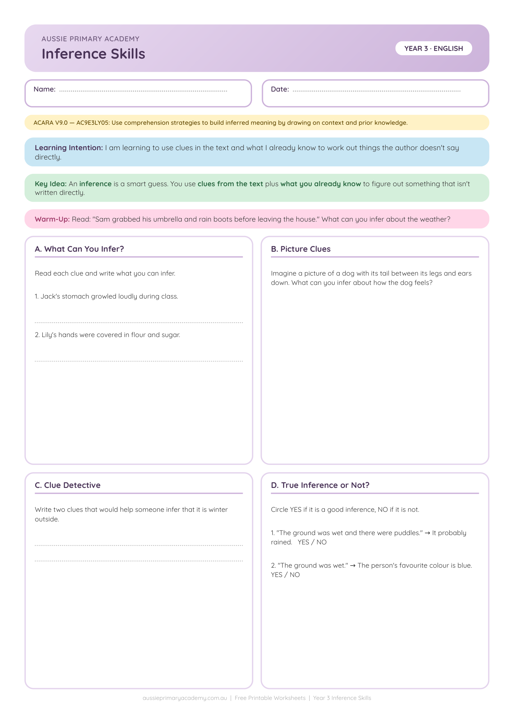 year-3-inference-skills Preview