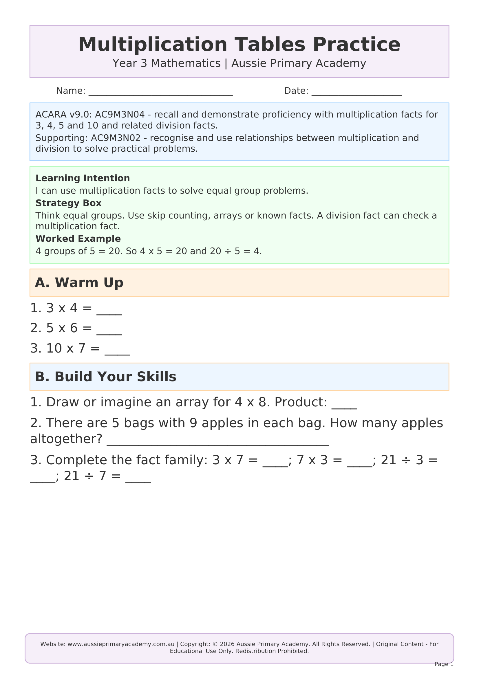 year-3-multiplication-tables Preview