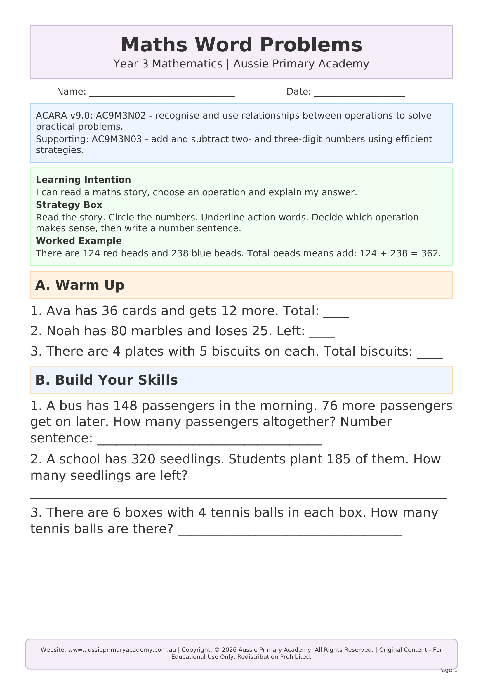 year-3-word-problems Preview